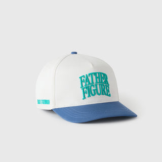 Father Figure Hat // Blue & Teal
